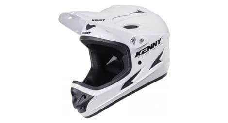 Casque intégral kenny down hill solid blanc 