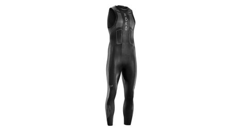roka maverick pro 3 black men s sleeveless neoprene wetsuit