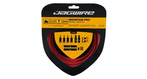 Kit de frenos jagwire mountain pro rojo
