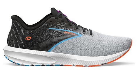 Zapatillas de correr brooks launch 10 negro gris naranja hombre