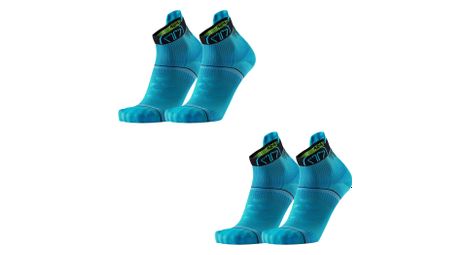 Chaussettes d'ultra running techniques et légères. lot de 2 paires - run ultra