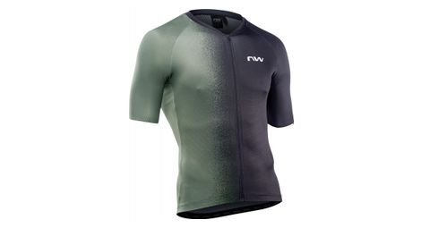 Maillot manches courtes northwave blade vert noir