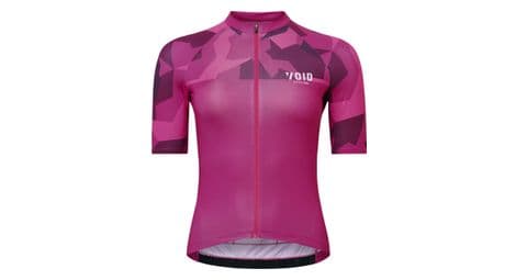 Jersey de manga corta para mujer void abstract camouflage pink s