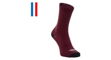 Paire de chaussettes lebram arenberg bordeaux