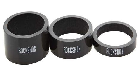 Entretoises de direction rockshox carbone 5mm x2 10mm x1 15mm x1