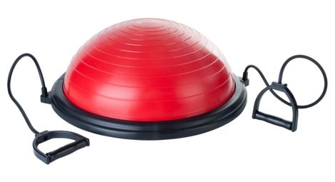 Pure2improve demi ballon d equilibre rouge