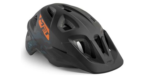 Met eldar kids casco camo negro mate