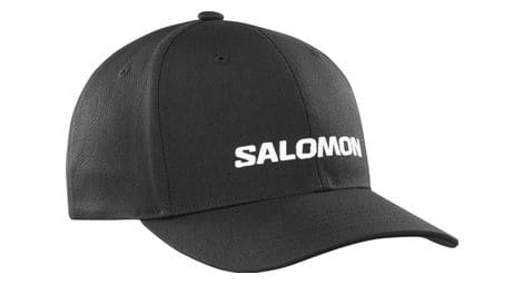 Gorra salomon logo negra unisex