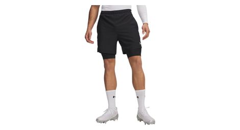 Short 2-en-1 Under Armour Vanish Woven 2.0 Noir Homme