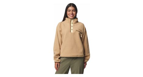Columbia helvetia ii half snap fleecejacke beige damen