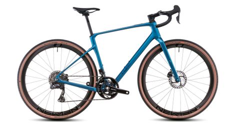 Cube nuroad c:62 race gravel bicicleta shimano grx di2 12s 700 mm mineral teal azul 2025