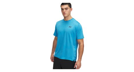 Maillot de manga corta under armour tech vent jacquard azul hombre