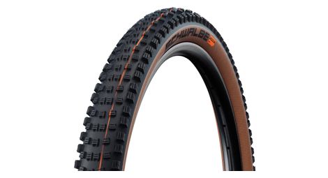 Neumático mtb schwalbe wicked will 29'' tubeless ready addix soft super race e-bike e-50 transparent sidewall