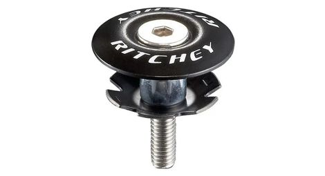 Ritchey headset compression cap & star nut comp 1-1/8'' staal zwart