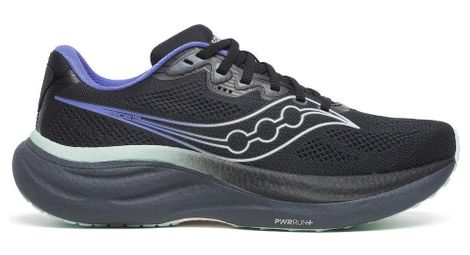 Zapatillas de running Saucony Ride 19 Negro/Violeta Mujer