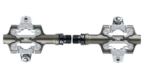 Paire de Pédales Automatiques OneUp XC Clip Gris