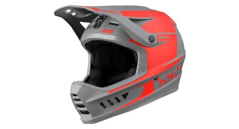 Casco integrale ixs xact evo rosso / grigio