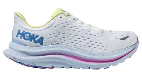 Chaussures de Running Femme Hoka Kawana Blanc Bleu Rose