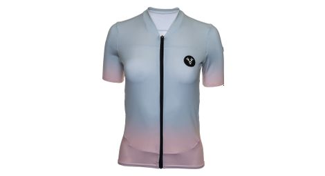 Maillot manches courtes femme lebram l arche saumon