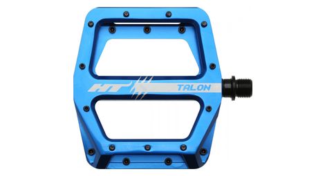 Paire de pédales plates ht components talon an71 bleu royal