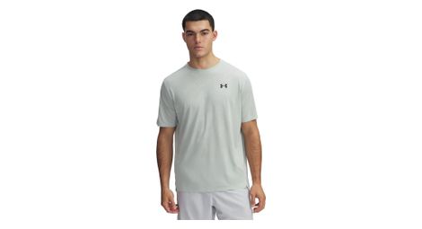 Maglia a maniche corte under armour tech vent jacquard green uomo