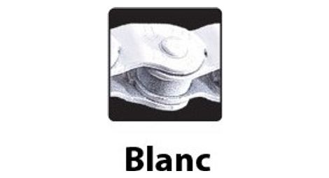 Chaine single speed 1/2  x 1/8  - 112 maillons yaban s 512 h - blanc