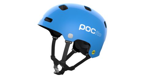 Casco poc pocito crane mips azul fluorescente