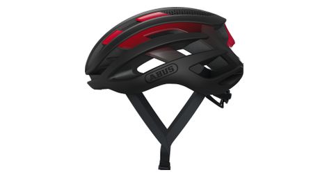 Casco abus airbreaker road negro / rojo