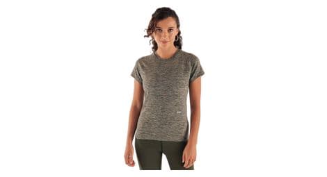 Camiseta de manga corta para mujer circle get ready quick dry gris