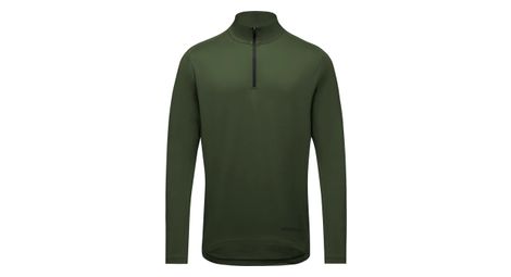 Gore wear 1/4 zip everyday mid long mouwen jersey groen