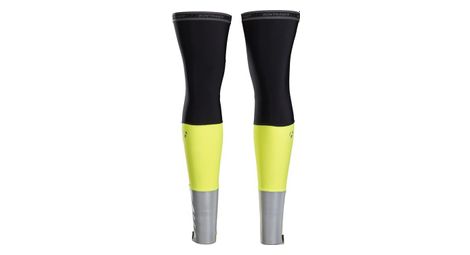 Gambe termiche bontrager halo giallo fluo l