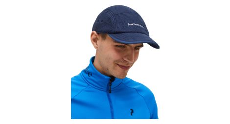 Casquette peak performance fleece bleu