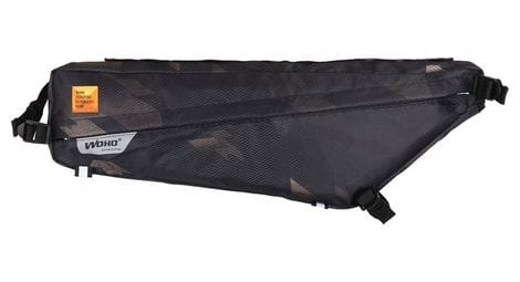 Sacoche de cadre woho xtouring top tube bag m 4l noir cyber camo diamond