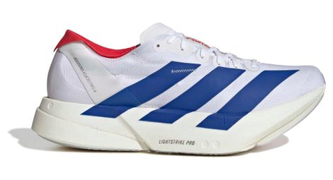 Chaussures Running adidas Adizero Adios Pro 4 Blanc/Bleu/Rouge Homme