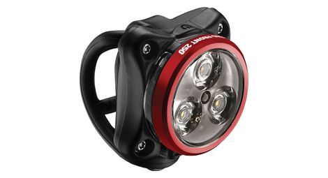 Eclairage avant lezyne led zecto drive 250 lumens noir rouge