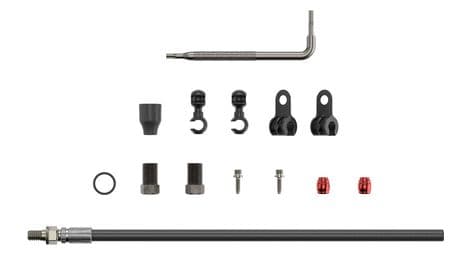 Kit durite hydraulique sram sertie filetée 2000mm noir