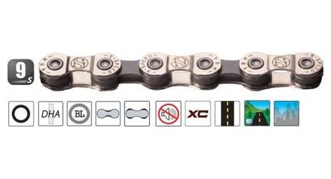 Chaine 9 vitesses yaban s9