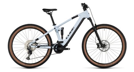 Cube stereo hybrid 120 pro 625 suspensión total eléctrica mtb shimano deore 12s 625 wh 29'' flash blanco 2023