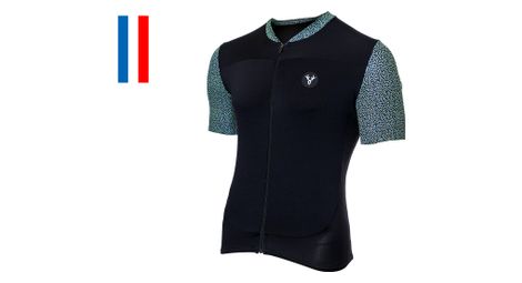 LeBram Aspin Short Sleeve Jersey Black Green