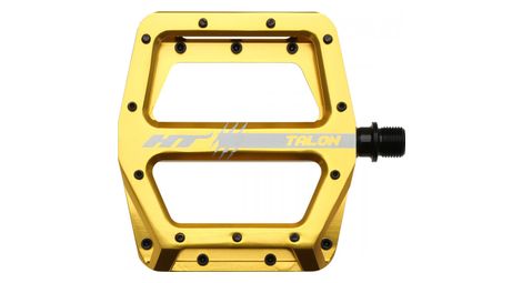 Ht components talon an71 gold flat pedal pair