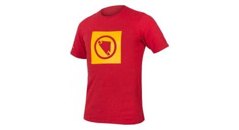 T-shirt endura carbone one clan rouge 