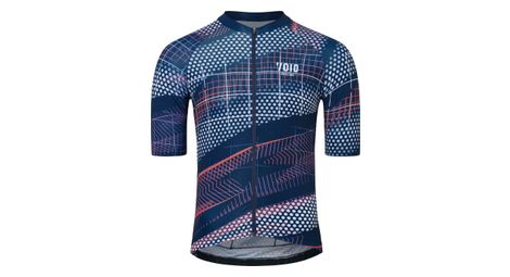 Maillot manches courtes void abstract bleu