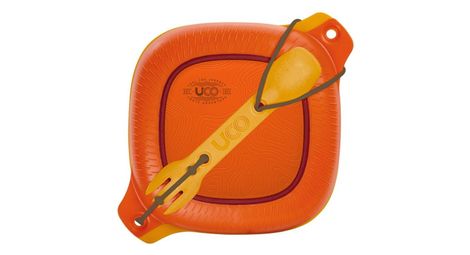 Messkit gamelle hermetique haute resistance   orange   uco