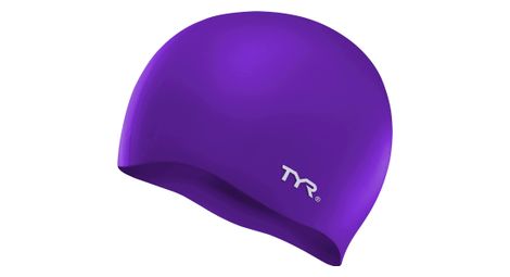 Bonnet de bain tyr silicon cap no wrinkle violet