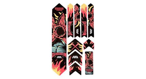 Kit de protection all mountain style extra stranger things demogorgon