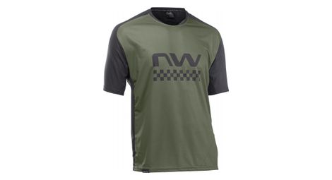 Maillot manches courtes northwave edge vert noir