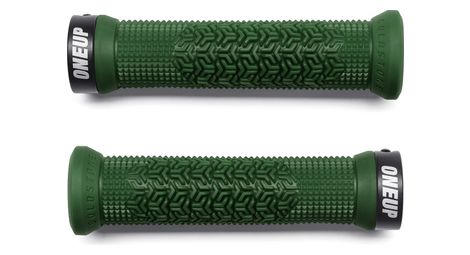 Puños OneUp Goldstone Lock-On, verde oscuro