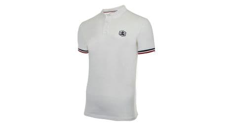 Polo manches courtes lebram x sport d'epoque marshmallow blanc