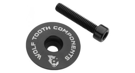 Wolf tooth ultralight stem cap and bolt black