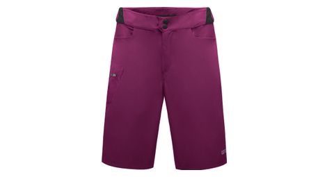 Gore wear passion women's mtb short purple